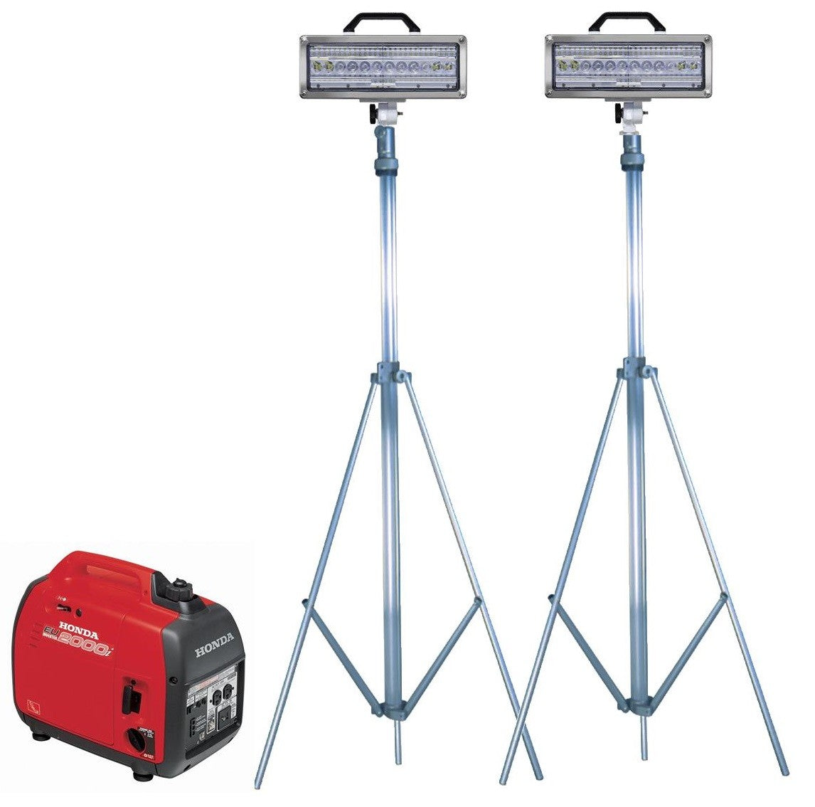 Kit No.7-- Two Spectra LED Tripods and a Honda Generator*