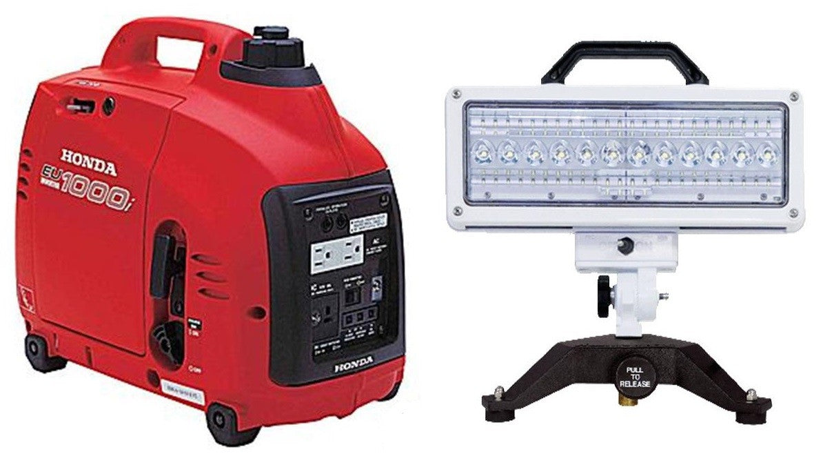 Portable ground light and generator combo SPSKR700**