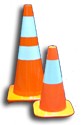 Traffic cones 28" & 36 "orange