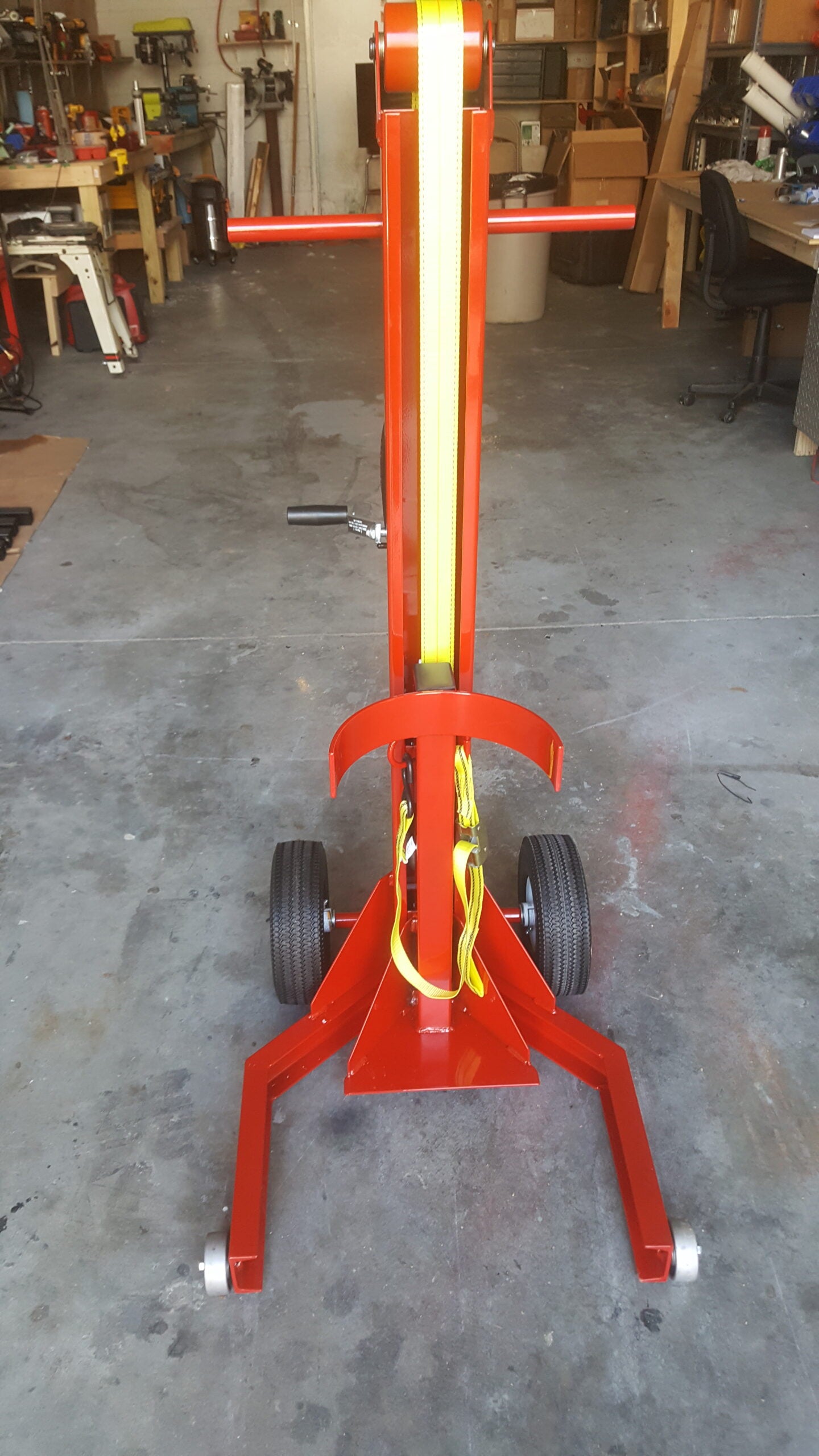 Tank Lifter 12 volt Compressed Gas Cylinder Handler  TSS100-TL-12v