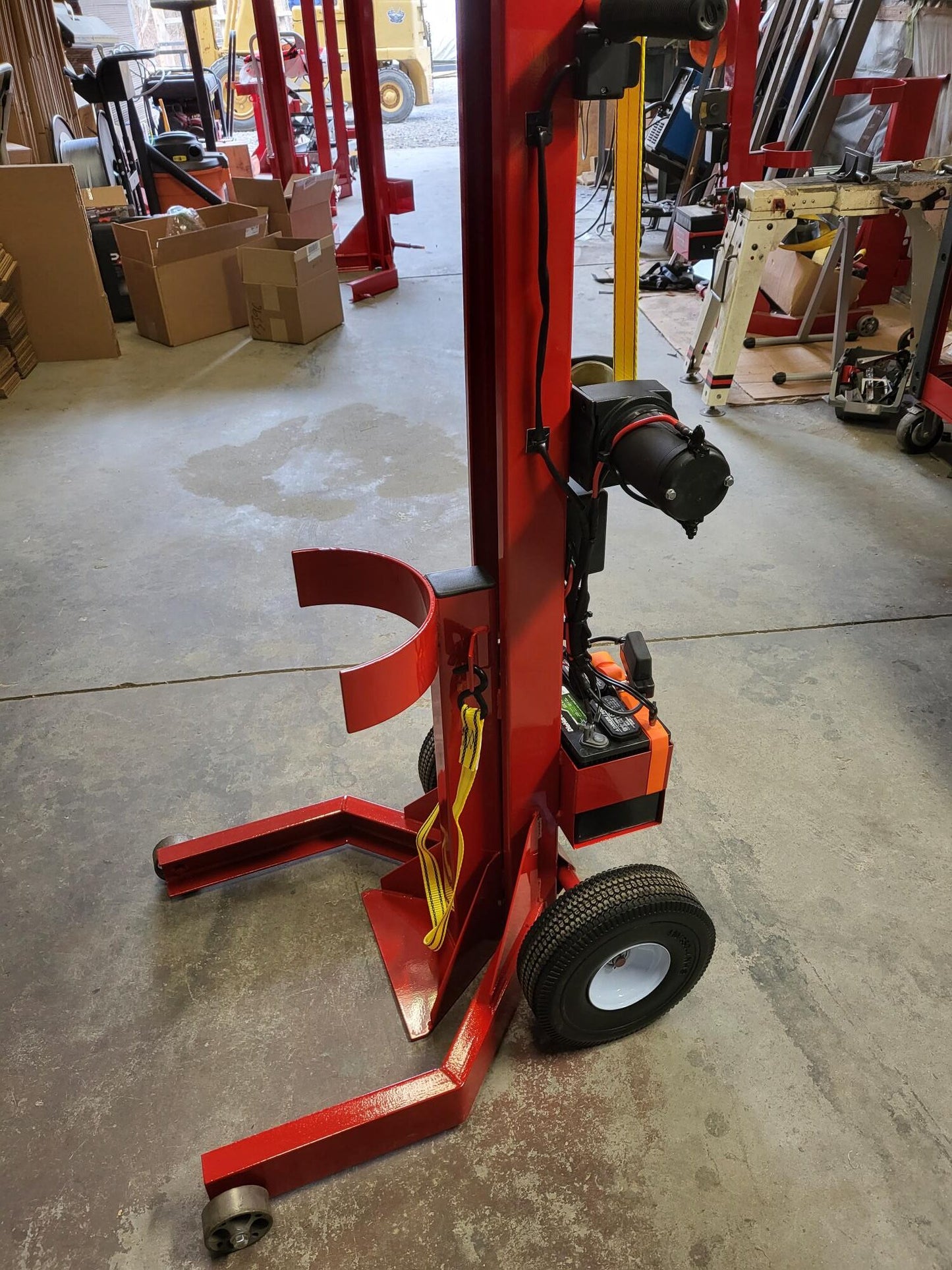 Tank Lifter 12 volt Compressed Gas Cylinder Handler  TSS100-TL-12v