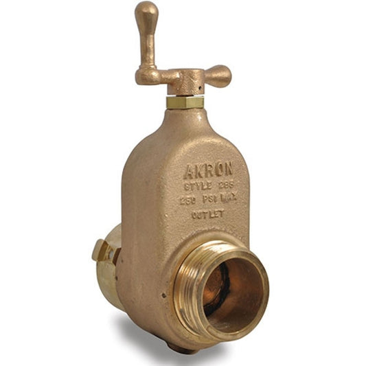 Akron 2 1/2" Brass Gate Valve, 285***