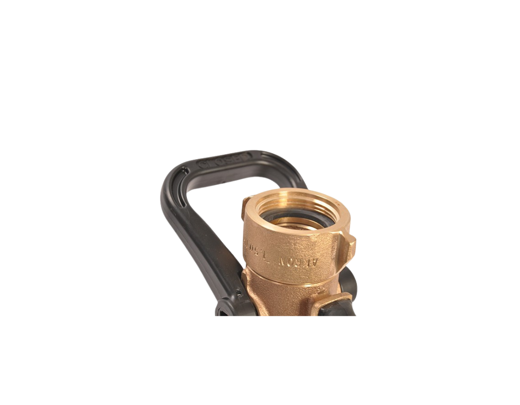 Akron 1 1/2'' Brass Fog Nozzle with Pistol Grip, 125 gpm @100psi 3021
