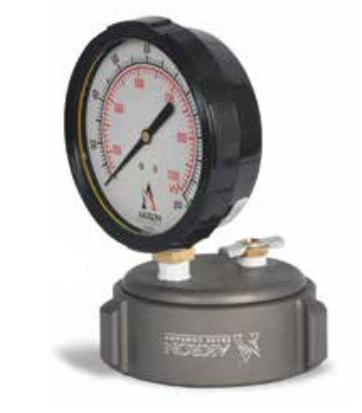 Akron 2 1/2" NH, (63mm) Cap Gauge, Pressure gauge, HCGK