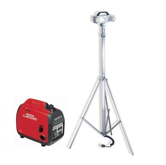 Kit No.4  Focus 1000 watt tripod scene light and a 2000i Honda generator**