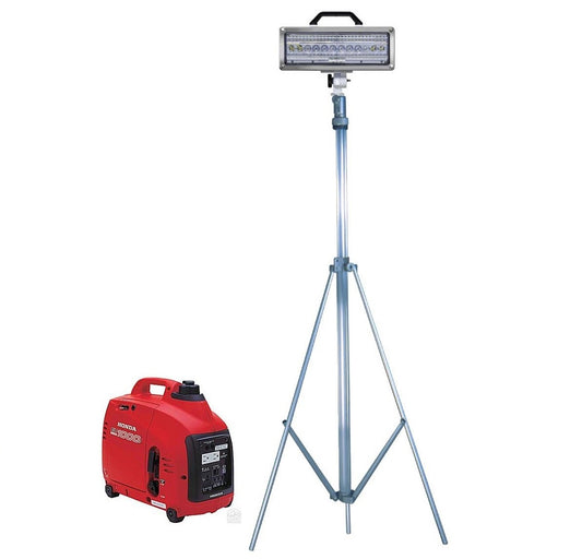 Kit No. 2 & No.3 Spectra LED 20,000 Lumen Tripod and a Honda 1000 generator