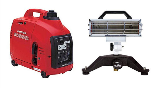 Portable ground light and generator combo SPSKR700**