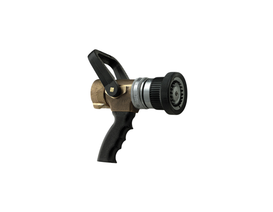 Akron 1 1/2'' Industrial Turbojet Fire Hose Nozzle with Pistol Grip 3721